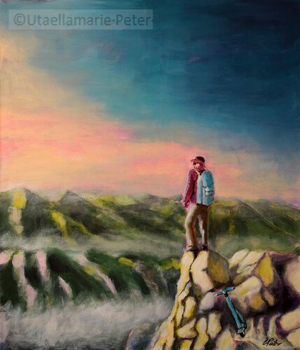 Rolling up that hill de Utaellamarie Peter, Pintura a la venta en Singulart