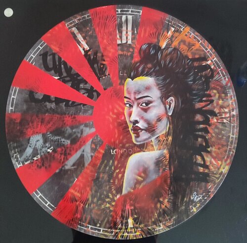 Urban geisha di SYLVIE CAPPE, Pittura in vendita su Singulart