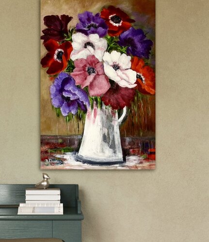 Bouquet d'anémones subtil et delicat Noëlla THOMAS