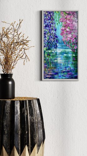 Rêverie florale à Giverny van Noëlla THOMAS, Schilderij te koop op Singulart
