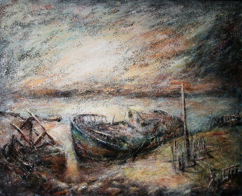 Le cimetière marin by Robert Bass, Painting for Sale on Singulart