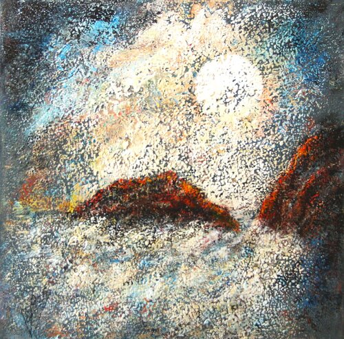 Les roches rouges by Robert Bass, Painting for Sale on Singulart