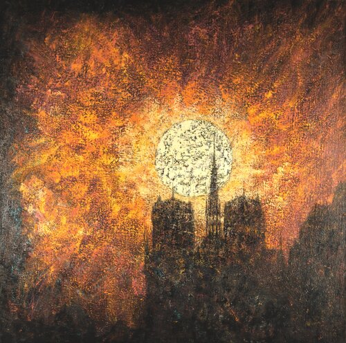 Notre-Dame par Robert Bass, Peinture en vente sur Singulart