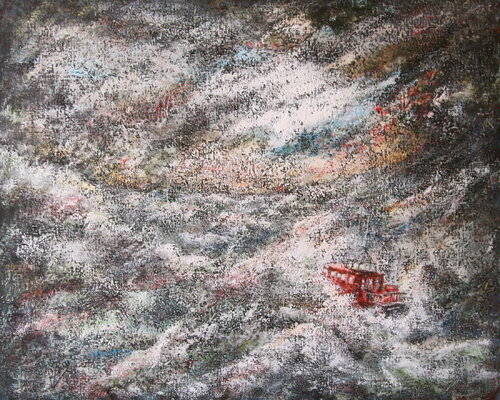 Les sauveteurs de la SNSM von Robert Bass, Malerei kaufen auf Singulart