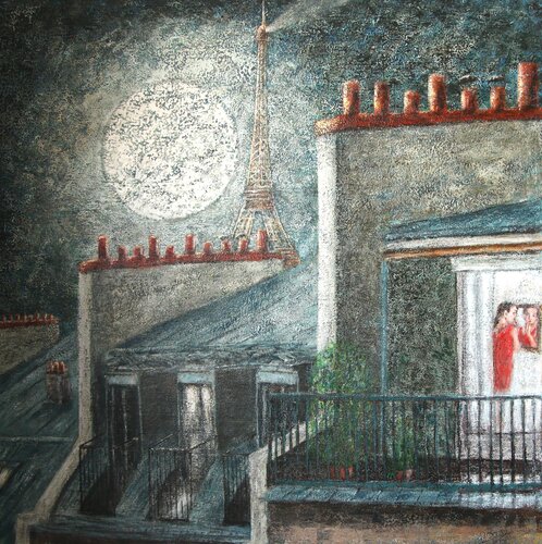 Bientôt prête by Robert Bass, 油畫 for Sale on Singulart