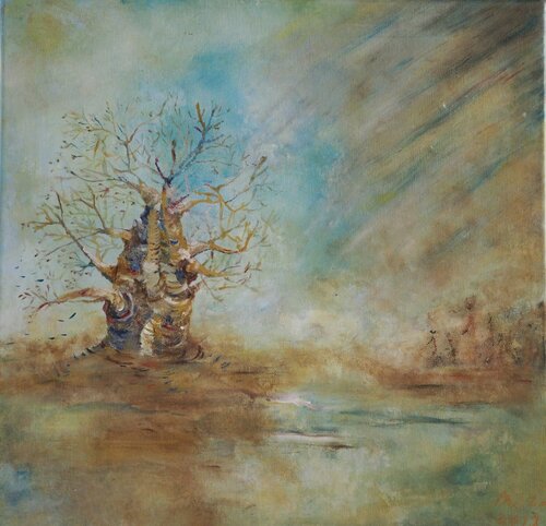 Baobab van Andrea Philipp-Zankl, Schilderij te koop op Singulart
