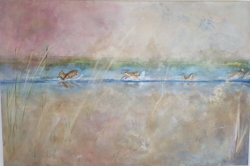 Okawango van Andrea Philipp-Zankl, Schilderij te koop op Singulart
