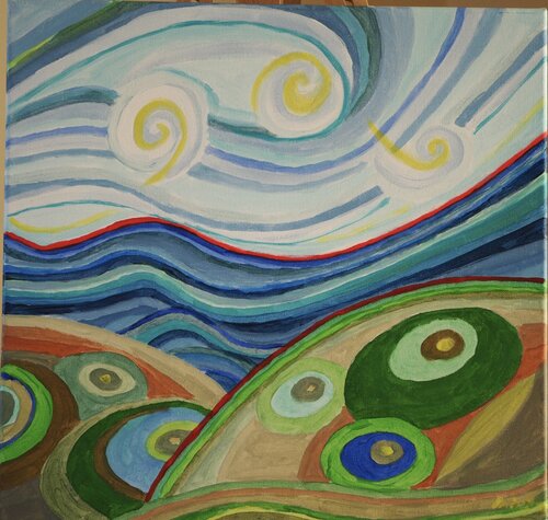 Flow  1 von Andrea Philipp-Zankl, Malerei kaufen auf Singulart