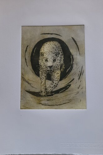 Leopard-on my way by Andrea Philipp-Zankl, Print for Sale on Singulart