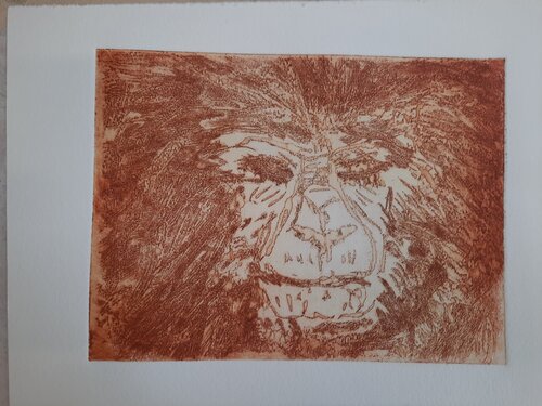 Gorilla/ Ruanda van Andrea Philipp-Zankl, Afdruk te koop op Singulart