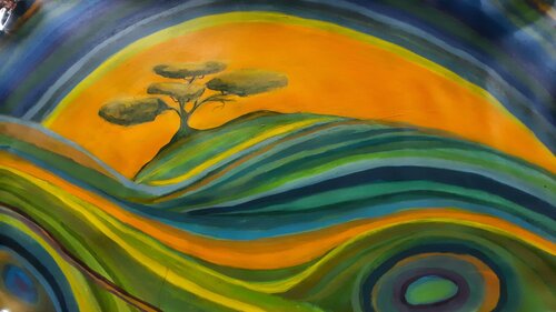 Tanzender Baum by Andrea Philipp-Zankl, Painting for Sale on Singulart
