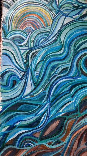 Sonnenaufgang mit Wasser by Andrea Philipp-Zankl, Painting for Sale on Singulart