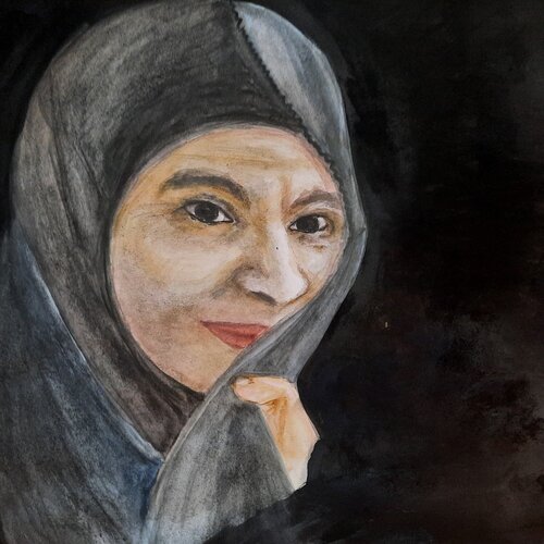 Iranerin by Andrea Philipp-Zankl, Work on Paper for Sale on Singulart