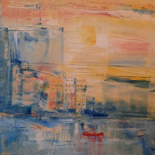 rotes Boot de Andrea Philipp-Zankl, Pintura a la venta en Singulart