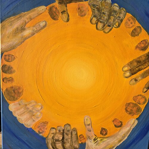 human community di Andrea Philipp-Zankl, Pittura in vendita su Singulart