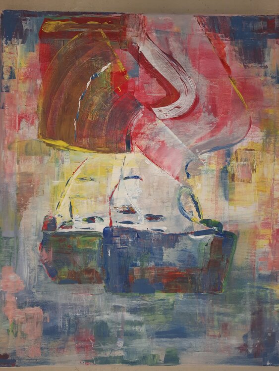 Boote/ upsite -down Andrea Philipp-Zankl