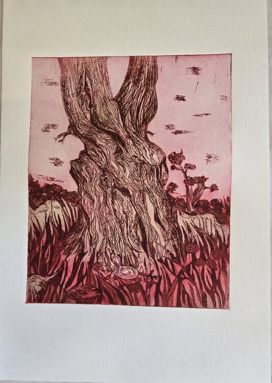 Tree on fire Andrea Philipp-Zankl