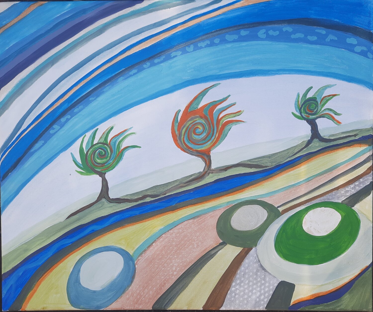 Bäume im Wind Andrea Philipp-Zankl