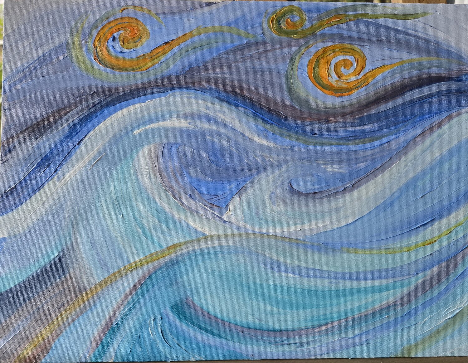 Stormy water Andrea Philipp-Zankl