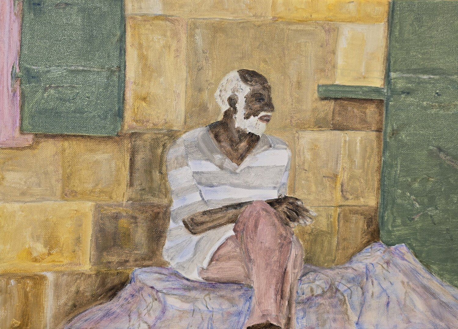 Old man Andrea Philipp-Zankl Origineel schilderij te koop