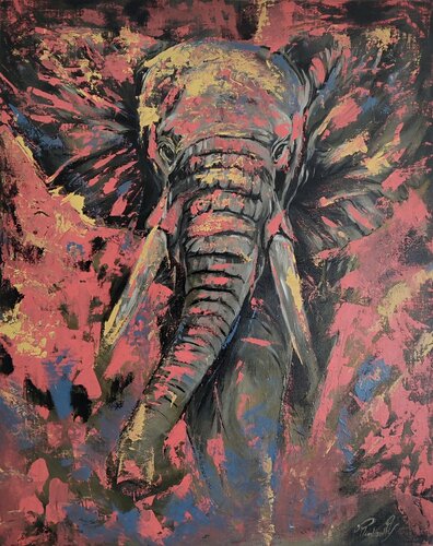 Majesté van Yoan RIMBAULT, Schilderij te koop op Singulart