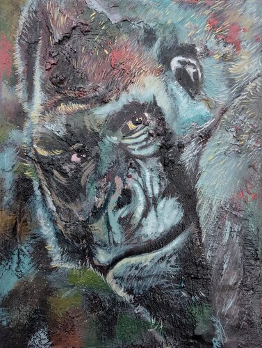 Gorille de Yoan RIMBAULT, Pintura a la venta en Singulart