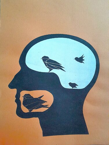 Head di Akil L. Zani, Opera su carta in vendita su Singulart