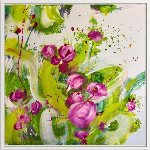 Dancing Peonies 1 255 van Monika Starke, Schilderij te koop op Singulart