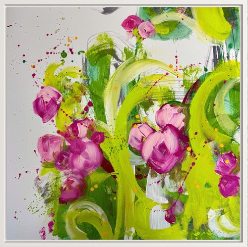 Dancing Peonies 2 255 par Monika Starke, Peinture en vente sur Singulart