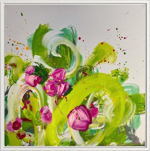 Dancing Peonies 3 255 di Monika Starke, Pittura in vendita su Singulart