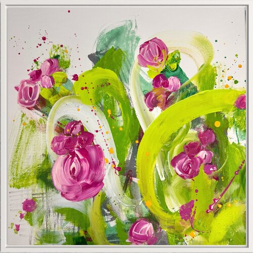 Dancing Peonies 4 255 van Monika Starke, Schilderij te koop op Singulart