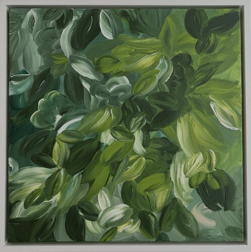 Green Leaves Whisper 2 von Monika Starke, Malerei kaufen auf Singulart