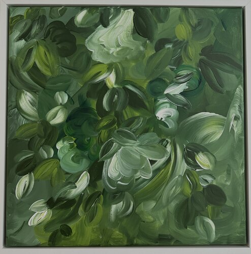 Green Leaves Whisper 4 von Monika Starke, Malerei kaufen auf Singulart