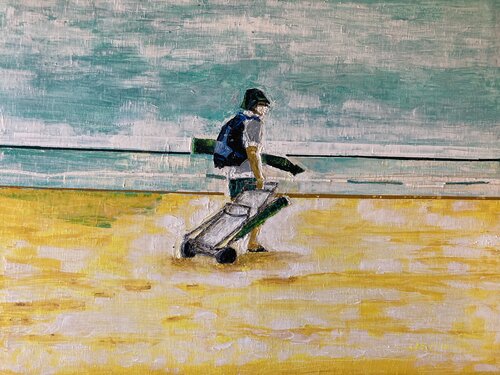 “Verano COVID  2021 “ van Jose Ramon Campomanes, Schilderij te koop op Singulart