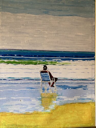 Mirando al mar von Jose Ramon Campomanes, Malerei kaufen auf Singulart