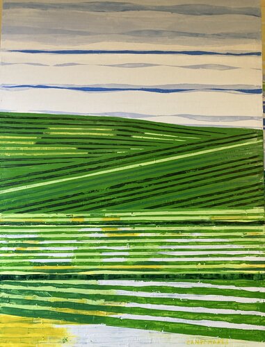 Bancales 2 . Indonesia von Jose Ramon Campomanes, Malerei kaufen auf Singulart