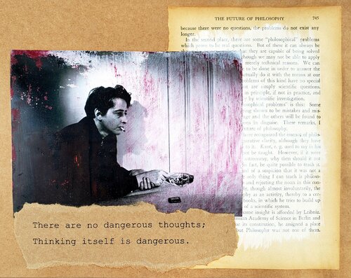 Philosophers of the Smoking Room - Hannah Arendt de Cynthia Grow, Obra en papel a la venta en Singulart