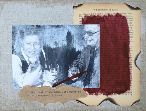 Philosophers of the Smoking Room - Jean-Paul Sartre & Simone de Beauvoir - 'In the End? Nobody's Thinking About You' Cynthia Grow