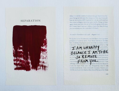 Love Letters - Alexander Hamilton to his Wife, August 1781 (2022) de Cynthia Grow, Obra en papel a la venta en Singulart