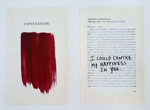 Love Letters - John Keats to Fanny Brawne, Thursday 1 July 1819, Shanklin, Isle of Wight (2022) di Cynthia Grow, Opera su carta in vendita su Singulart