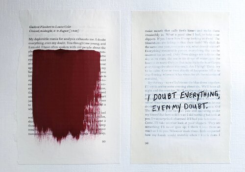 Love Letters - Gustave Flaubert to Louse Colet, Croisset, midnight 8-9 August [1846] (2022) di Cynthia Grow, Opera su carta in vendita su Singulart