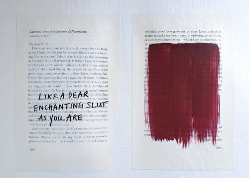 Love Letters - Laurence Sterne to Catherine de Fourmantel, London, 176[0] (2022) Cynthia Grow