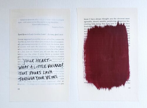 Love Letters - Lord Byron to Lady Caroline Lamb Sy even, April 1812 (2022) di Cynthia Grow, Opera su carta in vendita su Singulart