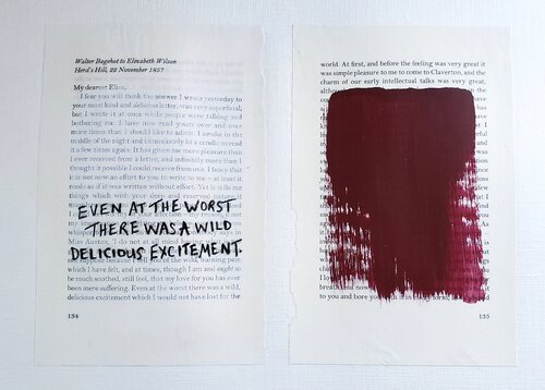 Love Letters - Walter Bagehot to Elizabeth Wilson, Herd's Hill, 22 November 1857 (2022) di Cynthia Grow, Opera su carta in vendita su Singulart