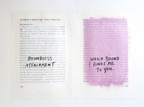 Love Letters - Lord Byron to Augusta Leigh, Venice, 17 May 1819 (2022) Cynthia Grow