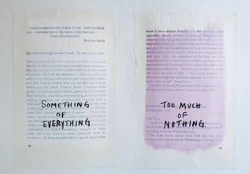 Love Letters - Lord Byron to Lady Caroline Lamb, Sy even, April 1812 - Nothing (2022) Cynthia Grow