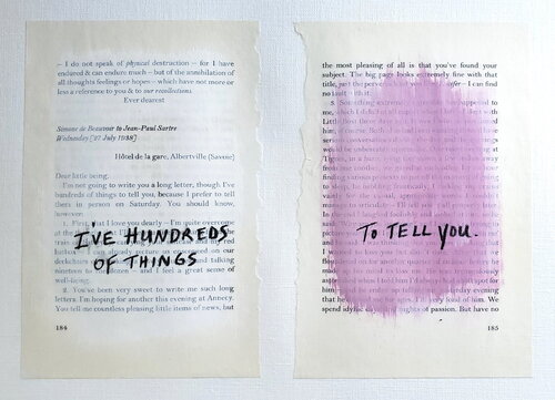 Love Letters - Simone de Beauvoir to Jean-Paul Sartre, Wednesday [27 July 1938] (2022) Cynthia Grow