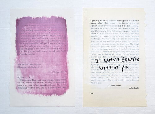 Love Letters - John Keats to Fanny Brawne [Wednesday, 18 October 1819 (2022) Cynthia Grow