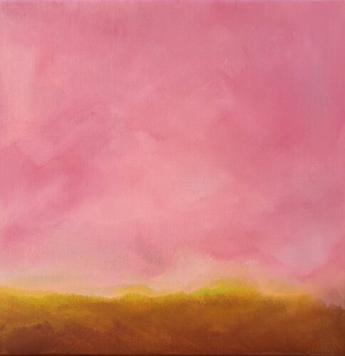 Under the Sky of the Past - Our Best Time van Cynthia Grow, Schilderij te koop op Singulart