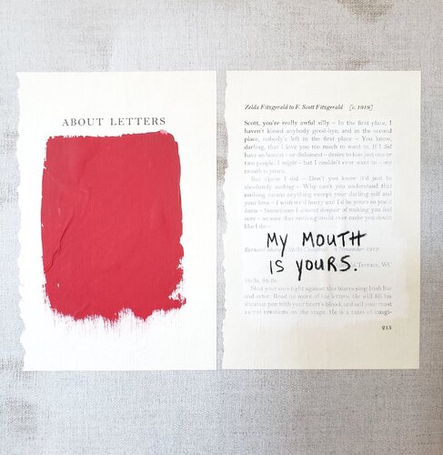 Love Letters - Zelda Fitzgerald to F. Scott Fitzgerald, [c. 1919] by Cynthia Grow, Painting for Sale on Singulart
